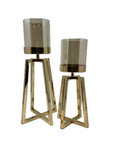 Gold Candle Holder Set