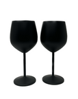 Matte Black Wine Glass