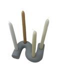 Blue Abstract Candle Holder