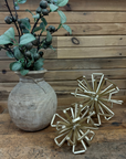 Gold Starburst Sculpture Set