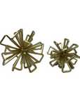 Gold Starburst Sculpture Set