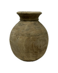 Rustic Wood Decorative Vase