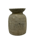 Rustic Wood Decorative Vase