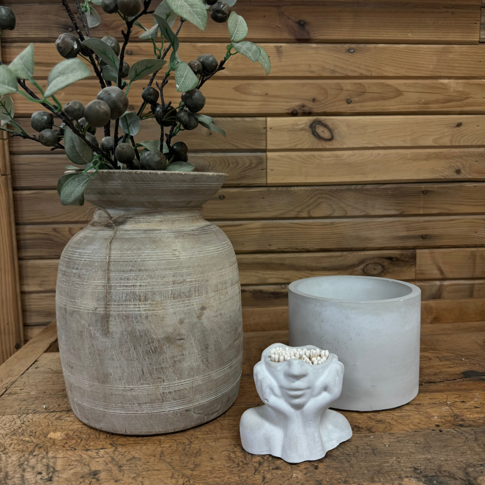 Mini Female Face Vase
