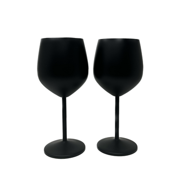 Matte Black Wine Glass