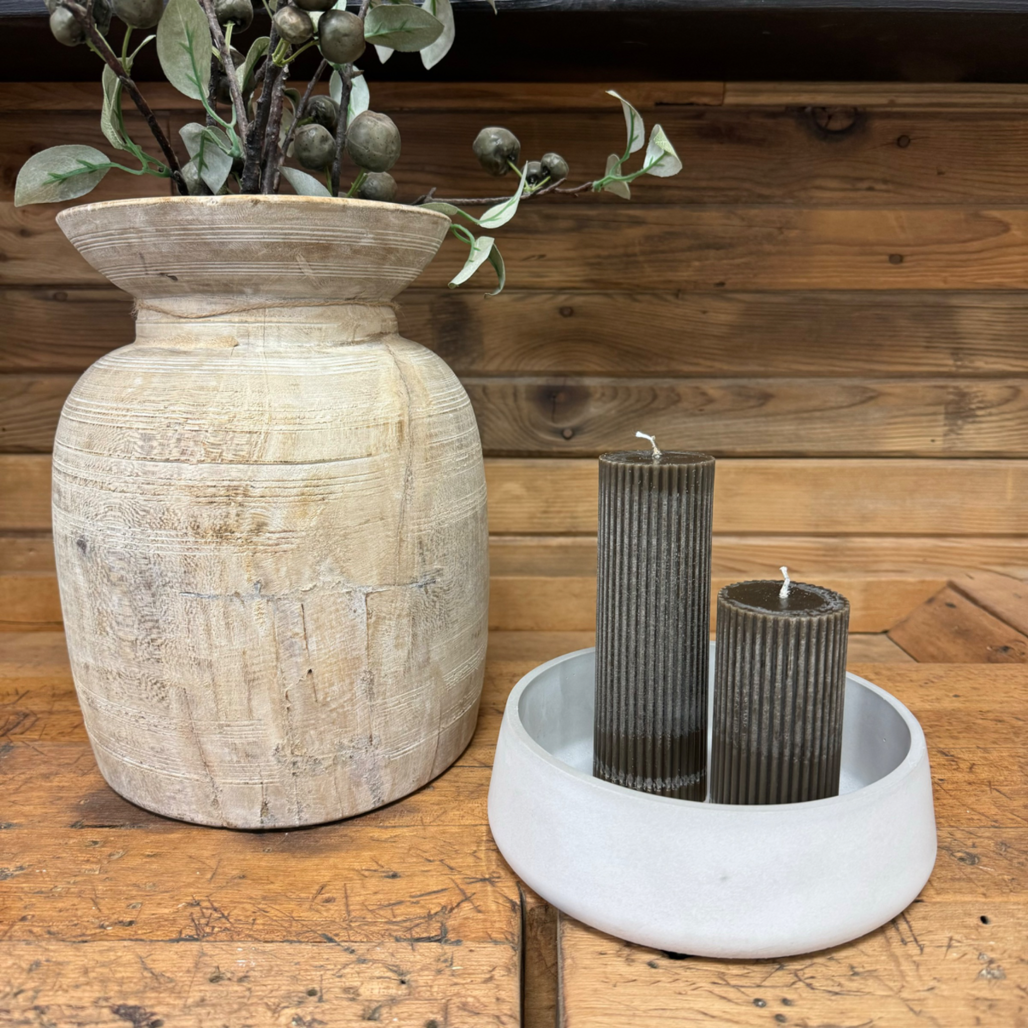 Concrete Tapered Bowl